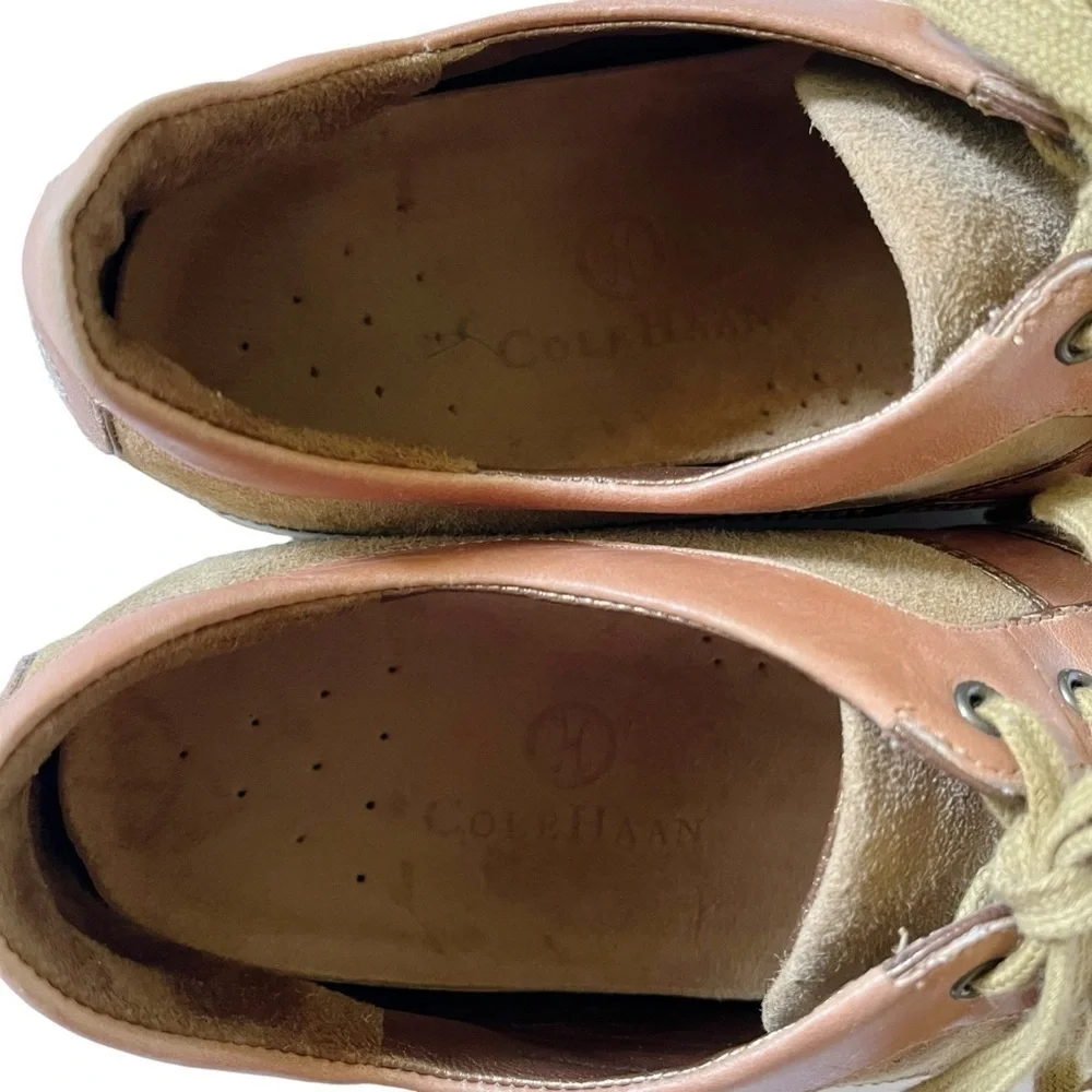 Cole Haan x Nike Air Beau Lace to Toe tan suede and peachy-pink leather sneakers
